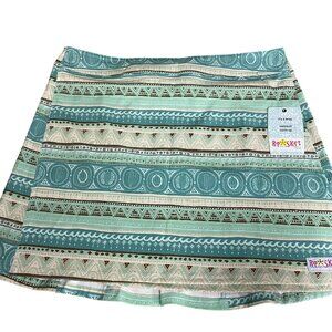 Ripskirt Hawaii Tear Away Swim Cover Skirt Sz LG Surf Stripe Green Style 100